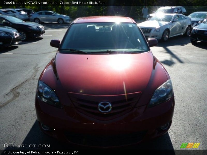 Copper Red Mica / Black/Red 2006 Mazda MAZDA3 s Hatchback