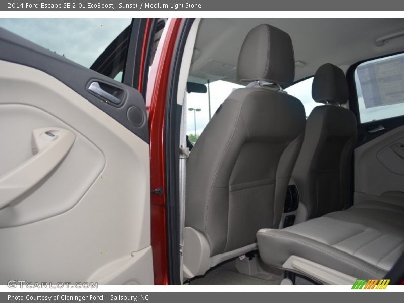 Sunset / Medium Light Stone 2014 Ford Escape SE 2.0L EcoBoost