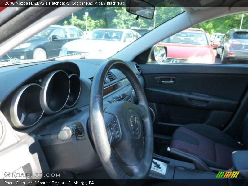Copper Red Mica / Black/Red 2006 Mazda MAZDA3 s Hatchback