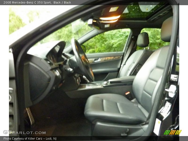 Black / Black 2008 Mercedes-Benz C 350 Sport