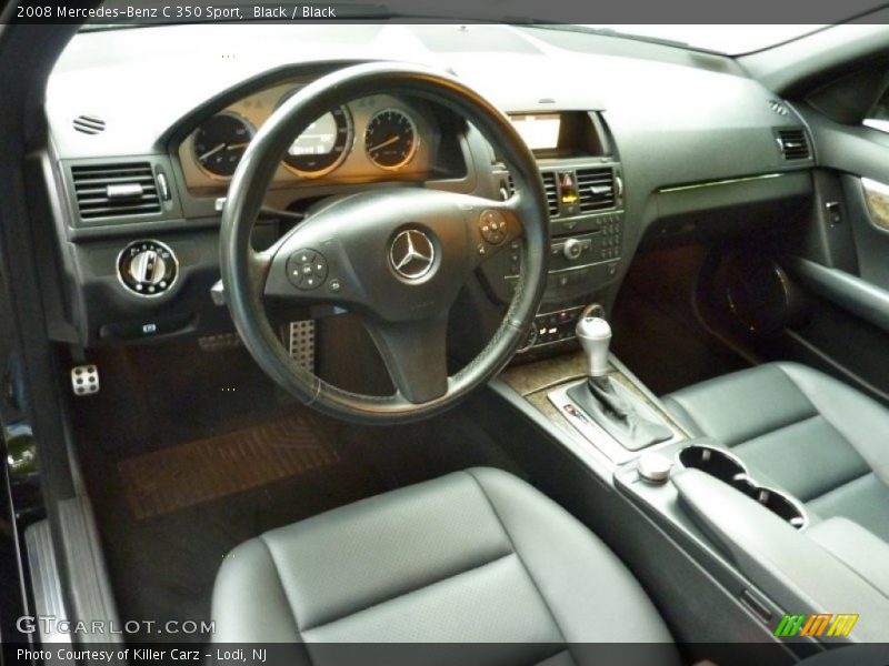 Black / Black 2008 Mercedes-Benz C 350 Sport
