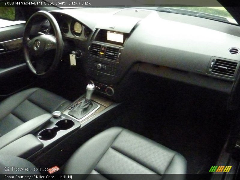 Black / Black 2008 Mercedes-Benz C 350 Sport