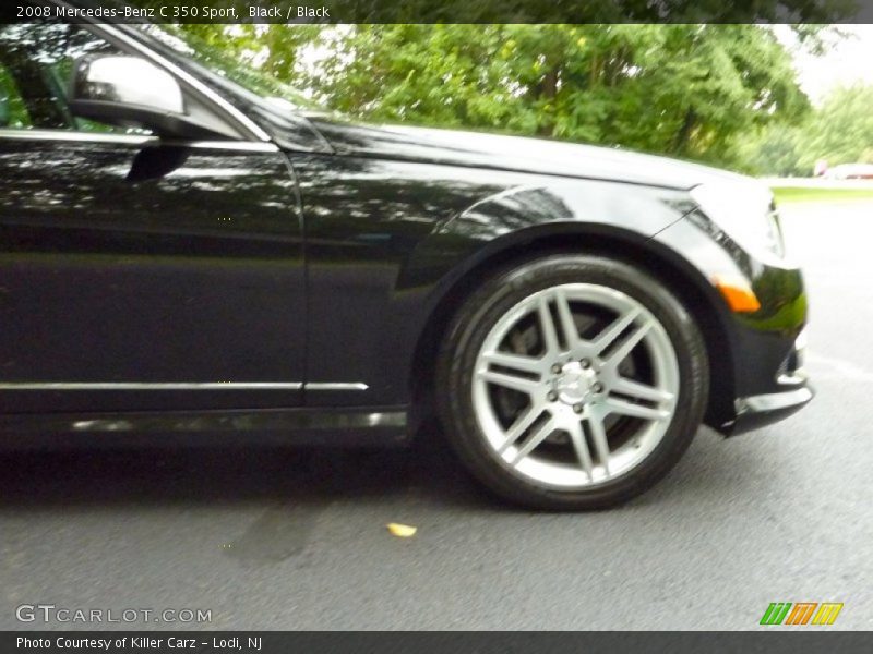 Black / Black 2008 Mercedes-Benz C 350 Sport