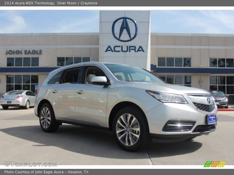 Silver Moon / Graystone 2014 Acura MDX Technology