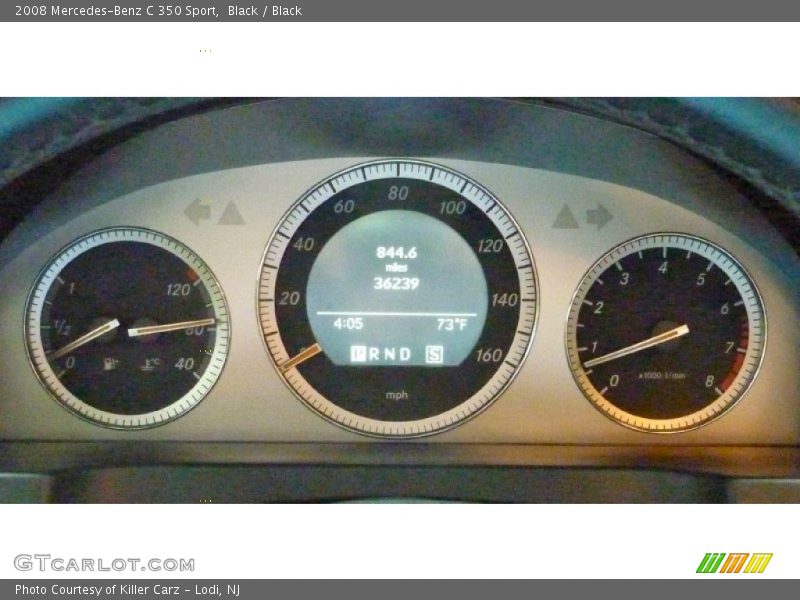 Black / Black 2008 Mercedes-Benz C 350 Sport