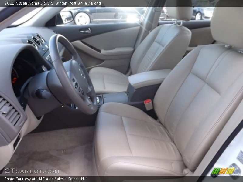 Winter Frost White / Blond 2011 Nissan Altima 3.5 SR