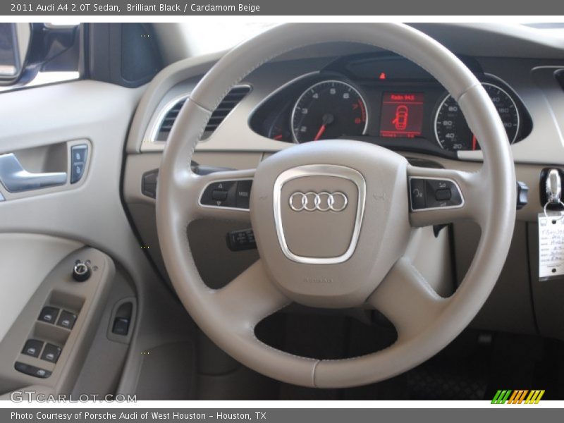 Brilliant Black / Cardamom Beige 2011 Audi A4 2.0T Sedan