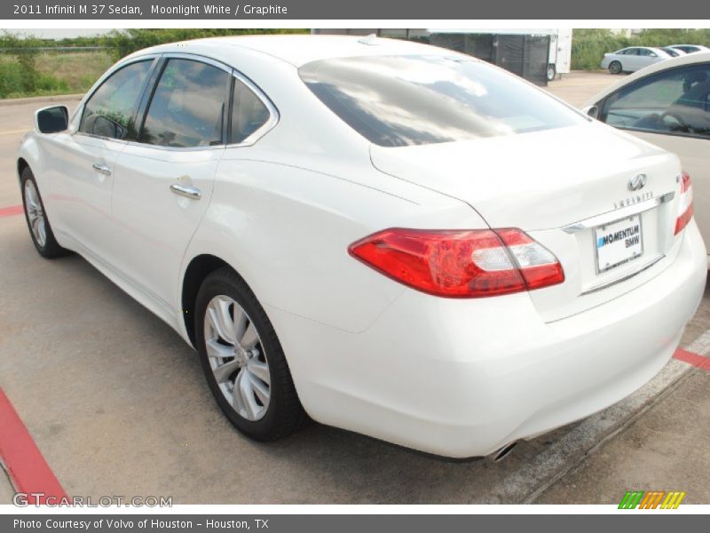 Moonlight White / Graphite 2011 Infiniti M 37 Sedan