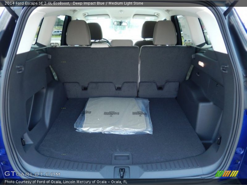 Deep Impact Blue / Medium Light Stone 2014 Ford Escape SE 2.0L EcoBoost