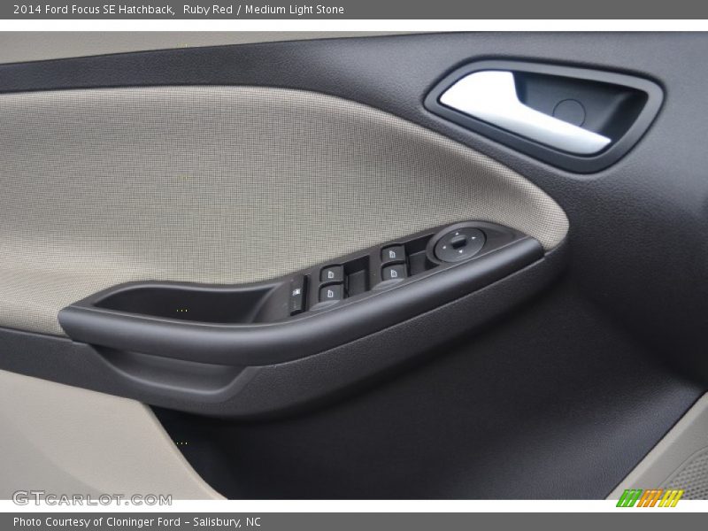 Ruby Red / Medium Light Stone 2014 Ford Focus SE Hatchback