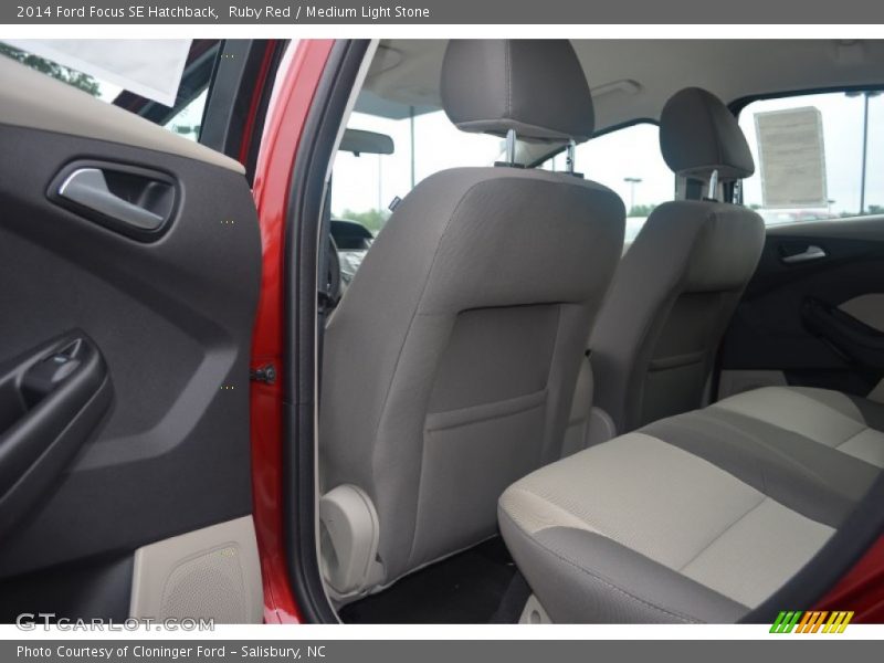 Ruby Red / Medium Light Stone 2014 Ford Focus SE Hatchback