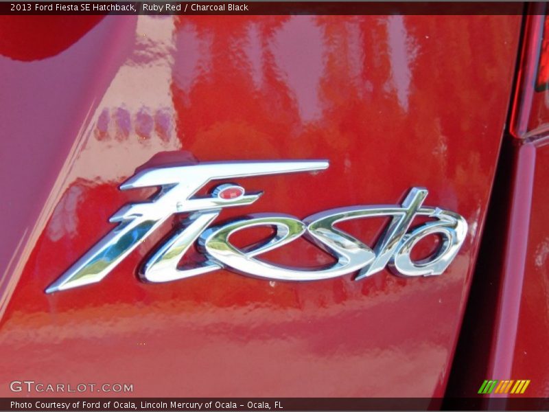 Ruby Red / Charcoal Black 2013 Ford Fiesta SE Hatchback