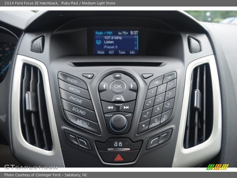 Ruby Red / Medium Light Stone 2014 Ford Focus SE Hatchback