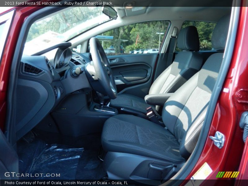 Ruby Red / Charcoal Black 2013 Ford Fiesta SE Hatchback