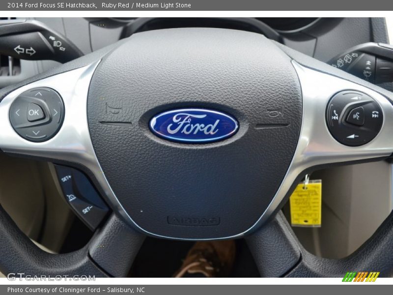 Ruby Red / Medium Light Stone 2014 Ford Focus SE Hatchback