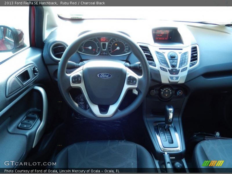 Ruby Red / Charcoal Black 2013 Ford Fiesta SE Hatchback