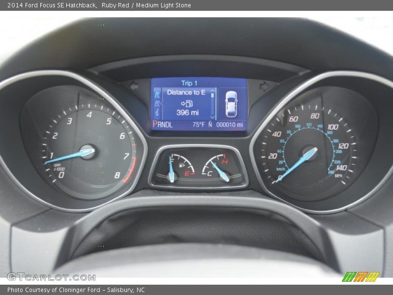Ruby Red / Medium Light Stone 2014 Ford Focus SE Hatchback