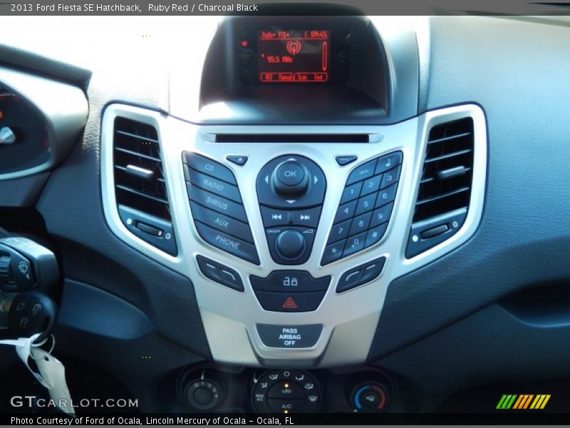 Ruby Red / Charcoal Black 2013 Ford Fiesta SE Hatchback