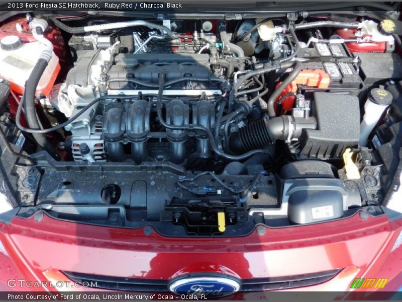 Ruby Red / Charcoal Black 2013 Ford Fiesta SE Hatchback