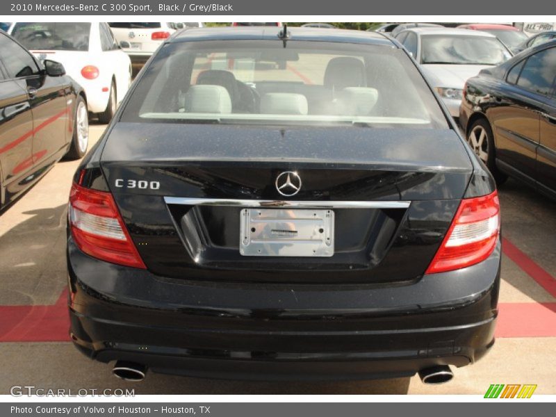 Black / Grey/Black 2010 Mercedes-Benz C 300 Sport