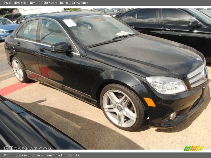 Black / Grey/Black 2010 Mercedes-Benz C 300 Sport