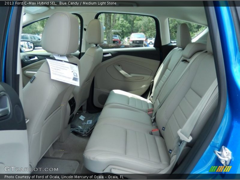 Blue Candy / Medium Light Stone 2013 Ford C-Max Hybrid SEL