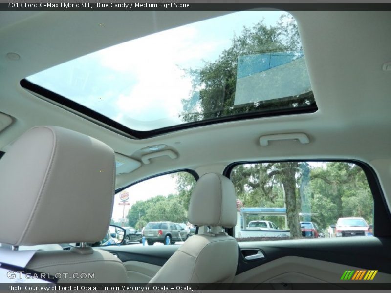 Blue Candy / Medium Light Stone 2013 Ford C-Max Hybrid SEL