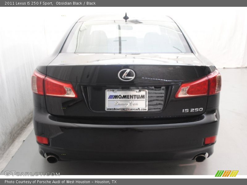 Obsidian Black / Black 2011 Lexus IS 250 F Sport