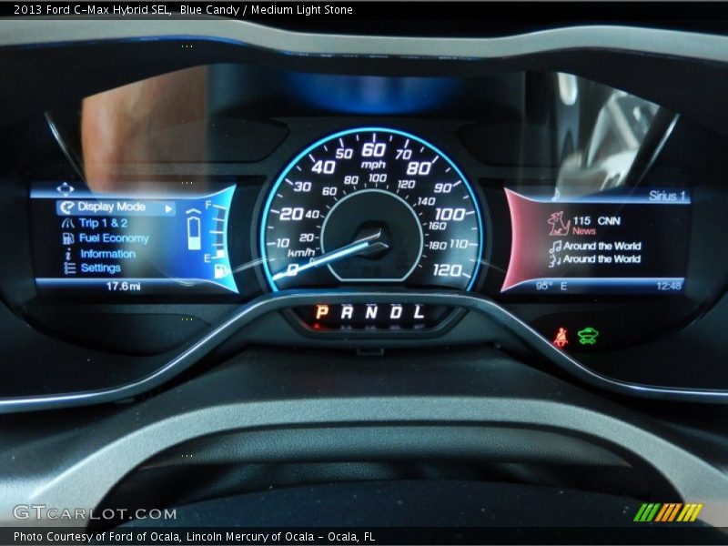 Blue Candy / Medium Light Stone 2013 Ford C-Max Hybrid SEL