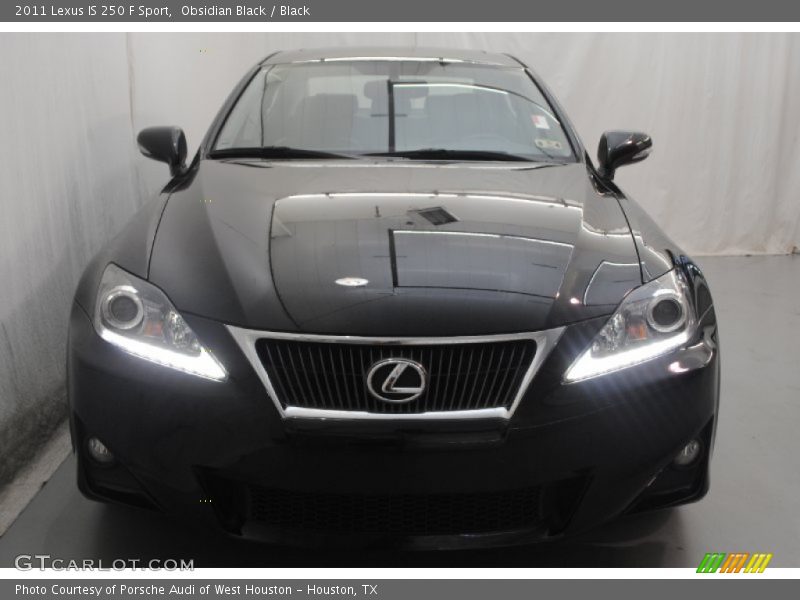 Obsidian Black / Black 2011 Lexus IS 250 F Sport