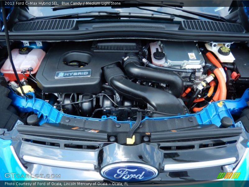 Blue Candy / Medium Light Stone 2013 Ford C-Max Hybrid SEL