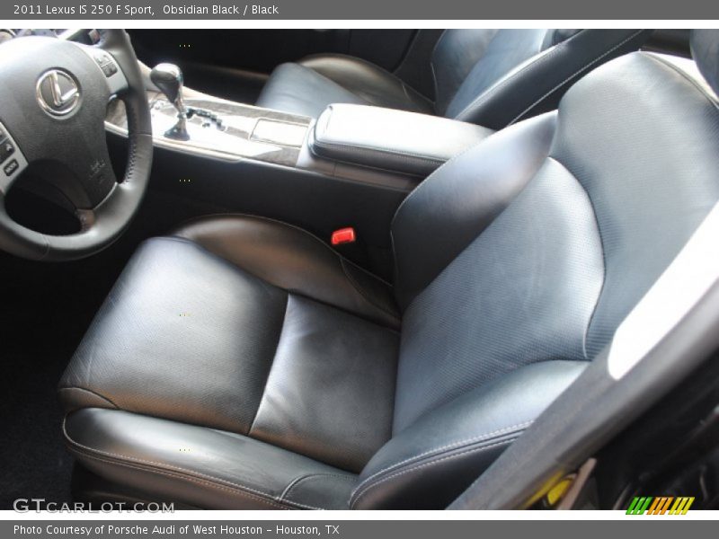 Obsidian Black / Black 2011 Lexus IS 250 F Sport