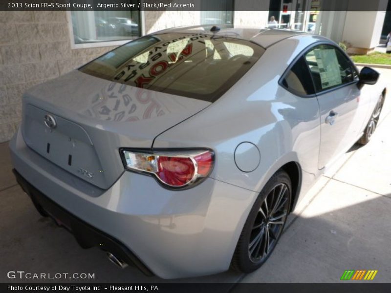Argento Silver / Black/Red Accents 2013 Scion FR-S Sport Coupe