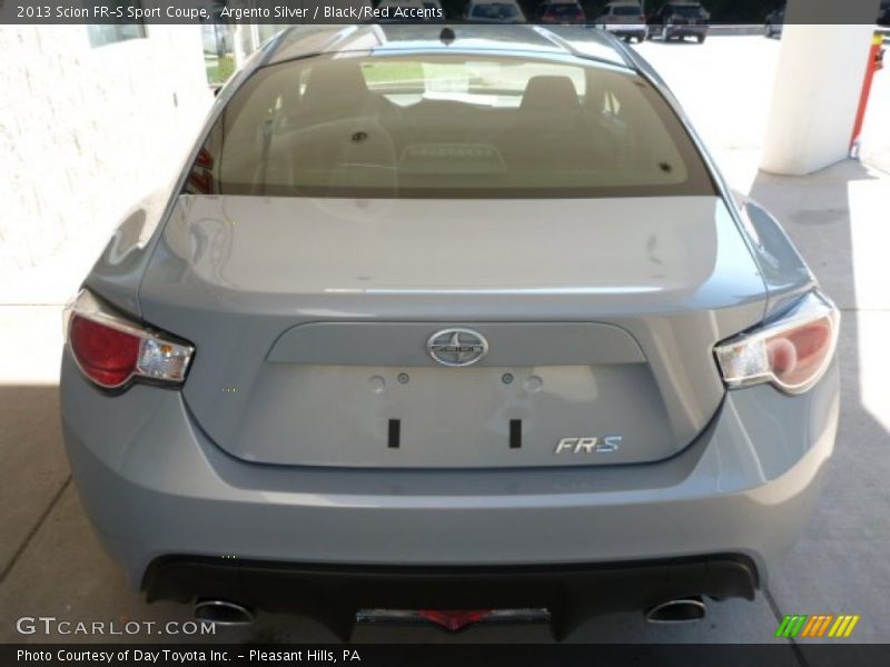 Argento Silver / Black/Red Accents 2013 Scion FR-S Sport Coupe