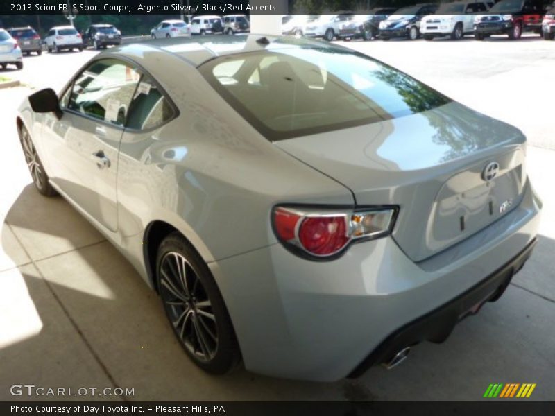 Argento Silver / Black/Red Accents 2013 Scion FR-S Sport Coupe