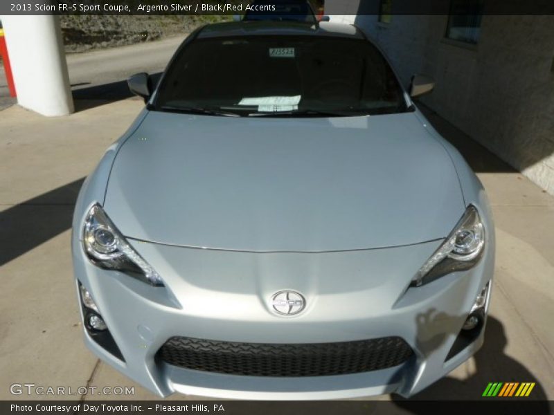 Argento Silver / Black/Red Accents 2013 Scion FR-S Sport Coupe