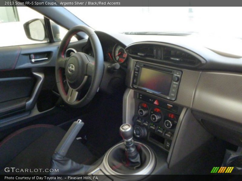 Argento Silver / Black/Red Accents 2013 Scion FR-S Sport Coupe