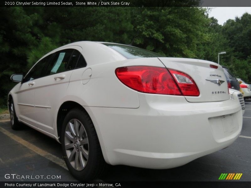 Stone White / Dark Slate Gray 2010 Chrysler Sebring Limited Sedan