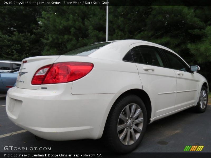 Stone White / Dark Slate Gray 2010 Chrysler Sebring Limited Sedan