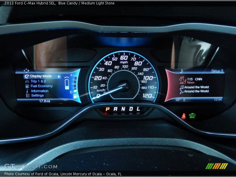 Blue Candy / Medium Light Stone 2013 Ford C-Max Hybrid SEL