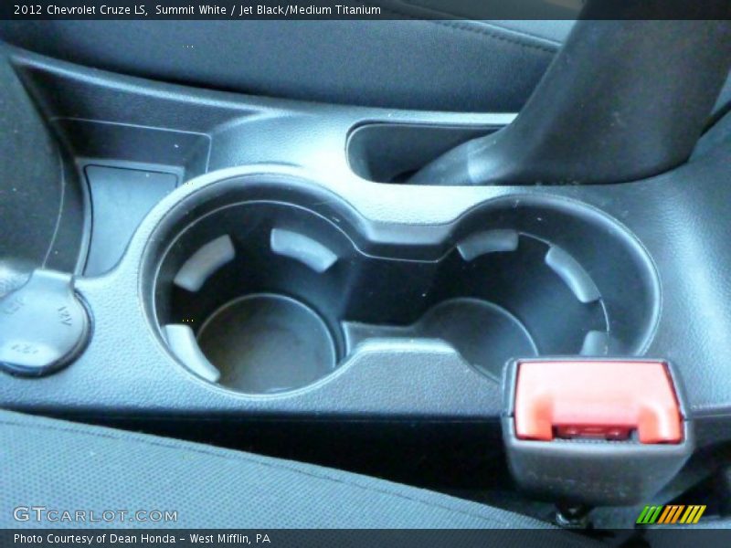 Summit White / Jet Black/Medium Titanium 2012 Chevrolet Cruze LS