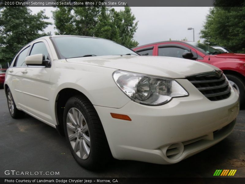 Stone White / Dark Slate Gray 2010 Chrysler Sebring Limited Sedan