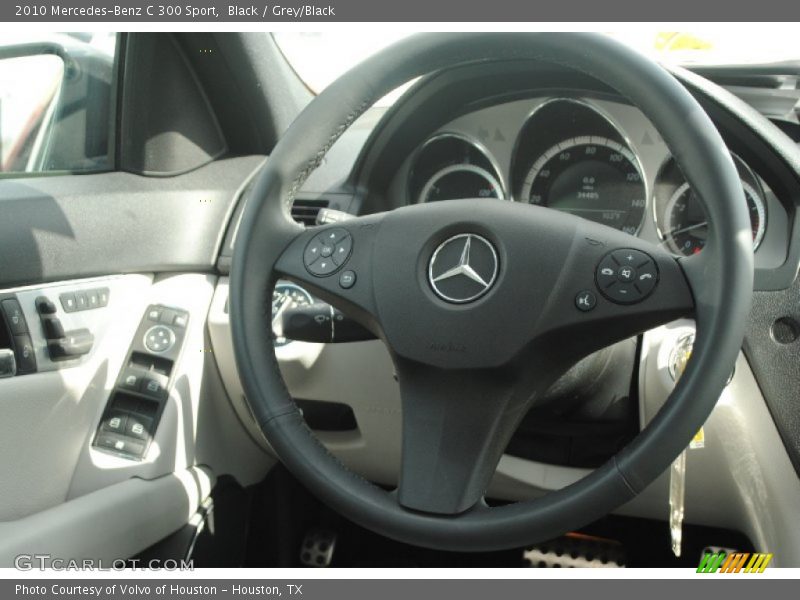 Black / Grey/Black 2010 Mercedes-Benz C 300 Sport