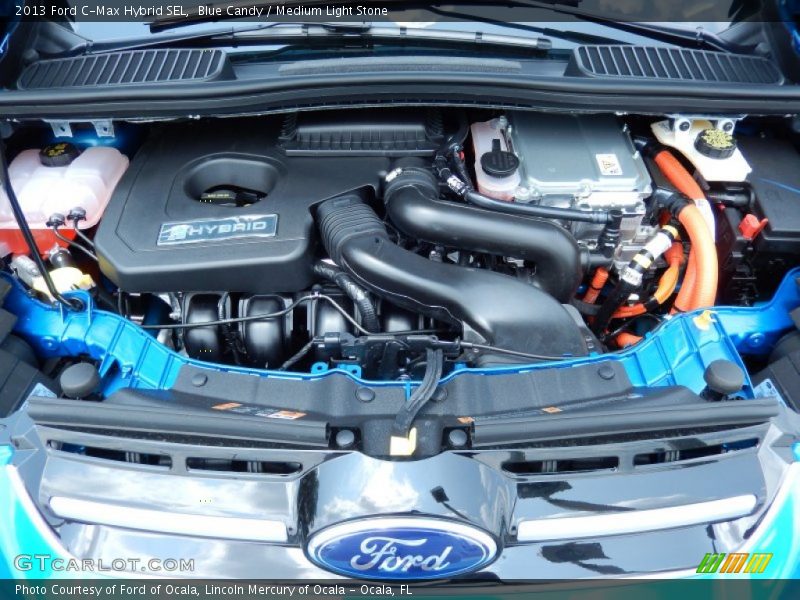 Blue Candy / Medium Light Stone 2013 Ford C-Max Hybrid SEL
