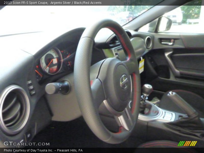 Argento Silver / Black/Red Accents 2013 Scion FR-S Sport Coupe