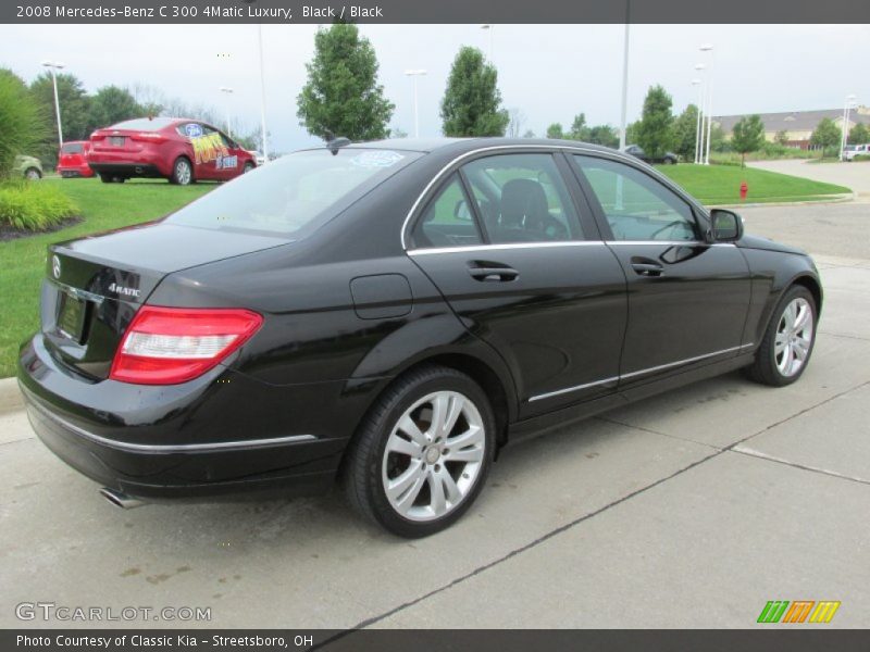 Black / Black 2008 Mercedes-Benz C 300 4Matic Luxury