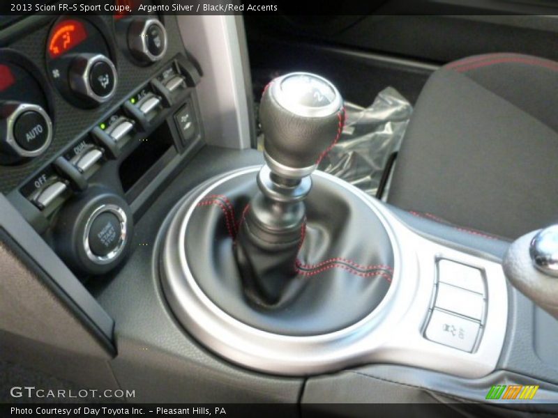 Argento Silver / Black/Red Accents 2013 Scion FR-S Sport Coupe