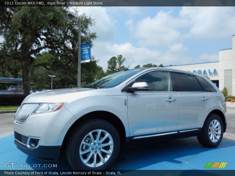Ingot Silver / Medium Light Stone 2013 Lincoln MKX FWD