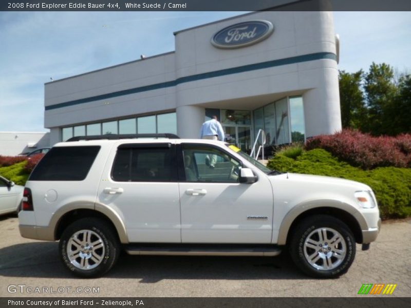 White Suede / Camel 2008 Ford Explorer Eddie Bauer 4x4
