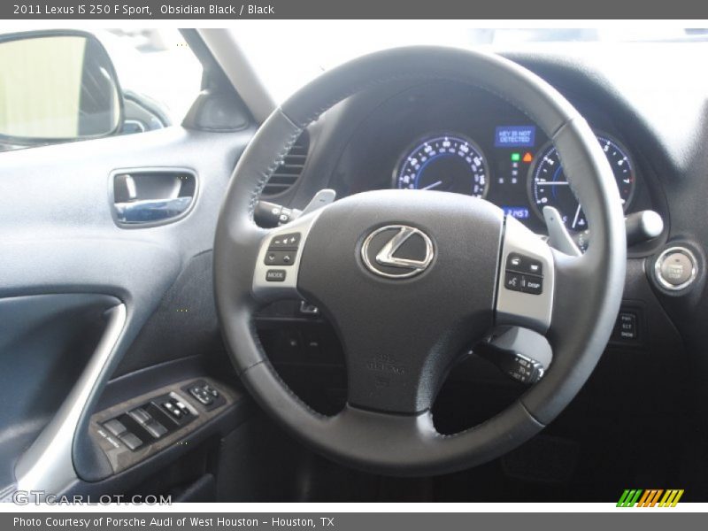 Obsidian Black / Black 2011 Lexus IS 250 F Sport